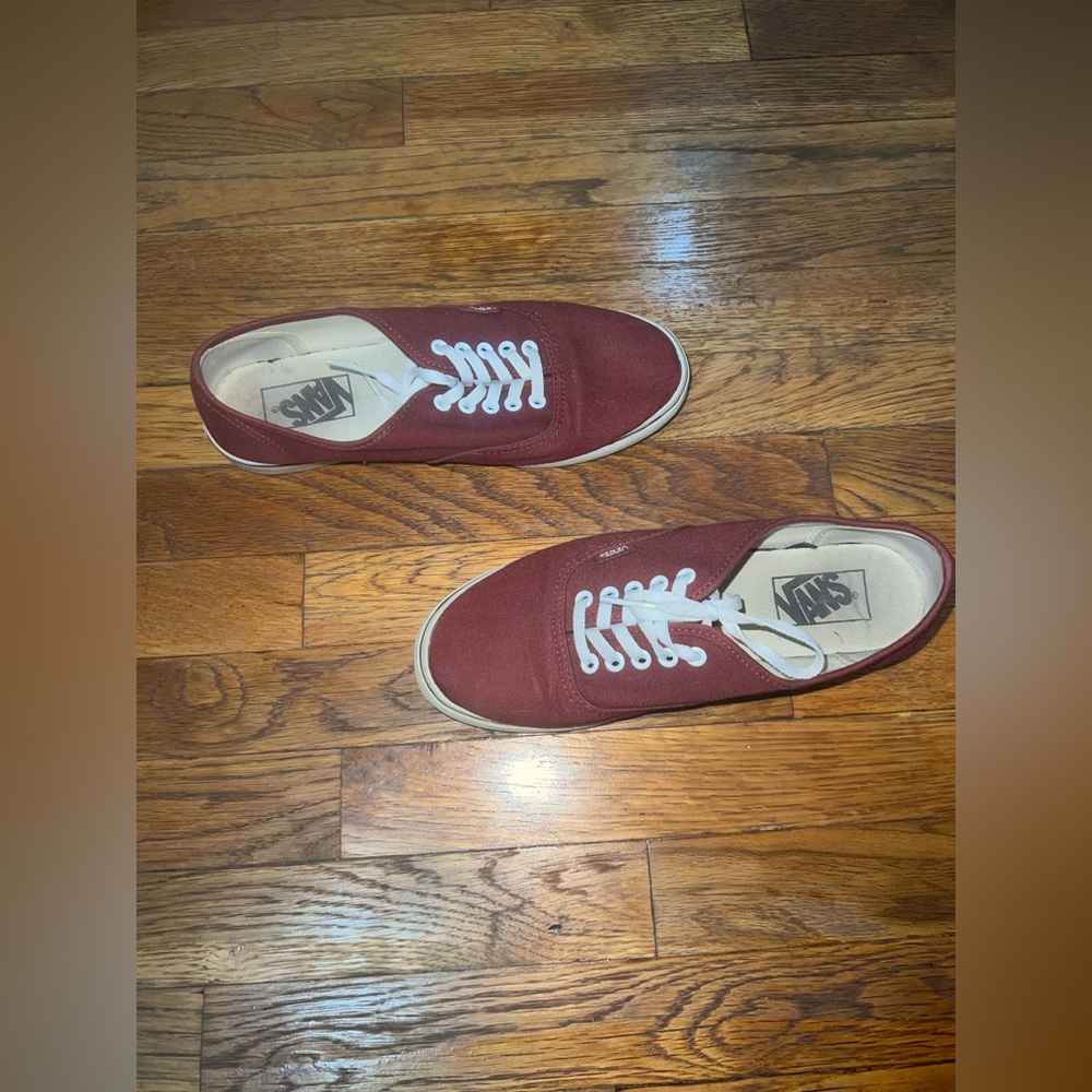 Burgundy Vans